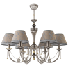 Candelabru 6 brate design clasic realizat manual Dorato