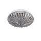 Plafoniera baie moderna 30cm IP44 Clam sticla fumurie