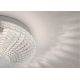 Iluminat pentru baie - Plafoniera baie moderna 30cm IP44 Clam sticla clara