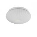 Plafoniera baie moderna 30cm IP44 Clam sticla alba