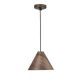 Pendule, Lustre suspendate - Lustra / Pendul modern design lemn nuc inchis WERA