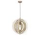 Lustra moderna decorativa design lemn natural Asco