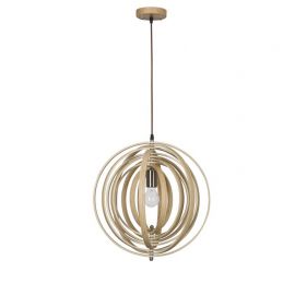 Pendule, Lustre suspendate - Lustra moderna decorativa design lemn natural Asco