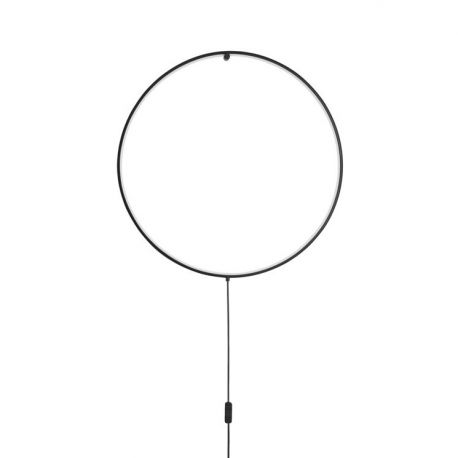 Aplice, corpuri de iluminat pentru pereti - Aplica perete LED design modern decorativ Ring 45cm