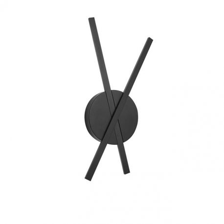 Aplice, corpuri de iluminat pentru pereti - Aplica perete LED design modern decorativ Reslin neagra