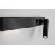 Aplice, corpuri de iluminat pentru pereti - Aplica ambientala cu reader LED directionabil si USB Charger Vida neagra