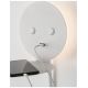 Aplice, corpuri de iluminat pentru pereti - Aplica ambientala cu reader LED directionabil si USB Charger Eclip alba