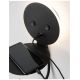 Aplice, corpuri de iluminat pentru pereti - Aplica ambientala cu reader LED directionabil si USB Charger Eclip neagra