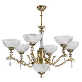 Candelabre, Lustre - Candelabru 6 brate design clasic realizat manual Farini