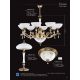 Candelabre, Lustre - Candelabru 6 brate design clasic realizat manual Farini
