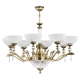 Candelabre, Lustre - Candelabru 8 brate design clasic realizat manual Farini