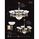 Candelabre, Lustre - Candelabru 8 brate design clasic realizat manual Farini