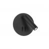 Aplica moderna cu reader LED directionabil Penor neagra