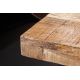 Mese dining - Masa design industrial Iron Craft 140cm Mango