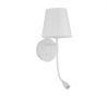 Aplica de perete moderna cu reader LED Nia alba