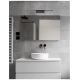 Iluminat pentru baie - Aplica LED pentru baie moderna IP44 MONDRIAN 20W neagra