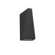 Aplica LED de exterior up & down IP54 Miley black