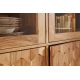 Vitrine - Vitrina din lemn Mystic Living 140cm, salcam natur