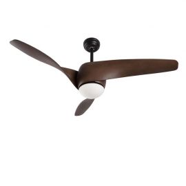 Lustre cu ventilator - Lustra LED cu ventilator si telecomanda design modern Breeze