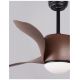 Lustre cu ventilator - Lustra LED cu ventilator si telecomanda design modern Breeze