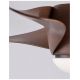 Lustre cu ventilator - Lustra LED cu ventilator si telecomanda design modern Breeze