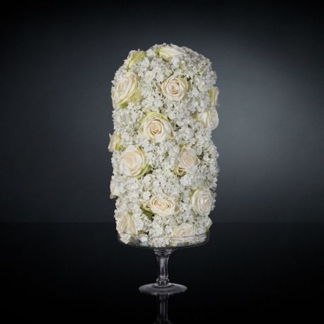 Aranjamente florale LUX - Aranjament floral design LUX CYLINDER ROSES