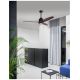 Lustre cu ventilator - Lustra LED cu ventilator si telecomanda design modern Sabal