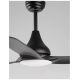 Lustre cu ventilator - Lustra LED cu ventilator si telecomanda design modern Samoa negru