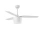 Lustre cu ventilator - Lustra LED cu ventilator si telecomanda design modern Monsoon alb/artar
