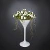 Aranjament floral mare design LUX RUSTY BIRCH ROSE BASKET