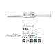 Iluminat pentru baie - Aplica perete LED pentru baie IP44 Modena 18W