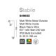 Lampadare - Lampadar / Lampa de podea design modern Stabile alb