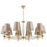 Candelabru 10 brate realizat manual Fellino