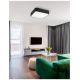 Plafoniere - Plafoniera design modern 46x46cm Ragu negru