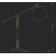 Veioze - Veioza cu brat articulat design clasic TADEA