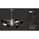 Candelabre, Lustre - Lustra cu 6 brate articulate design clasic TADEA