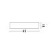 Lustre aplicate - Lustra aplicata design modern 45cm Finezza alba