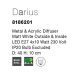 Lustre aplicate - Lustra aplicata design modern 40cm Darius alba