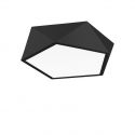 Lustra aplicata design modern 40cm Darius negru