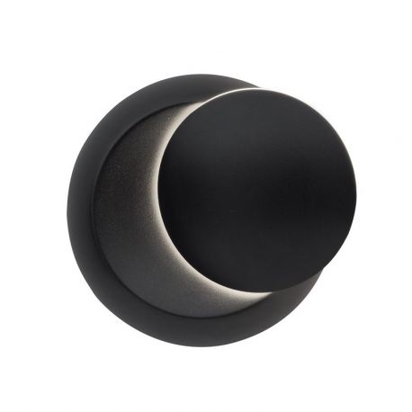 Aplice, corpuri de iluminat pentru pereti - Aplica LED ambientala, ajustabila ODIN neagra
