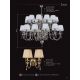 Candelabre, Lustre - Candelabru 12 brate design clasic realizata manual, Cristal Scholer Luca