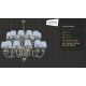 Candelabre, Lustre - Candelabru 24 brate design clasic realizata manual, Cristal Swarovski Luca