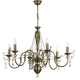 Candelabre, Lustre - Candelabru 6 brate design clasic realizata manual, Cristal Swarovski Luca