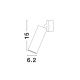 Aplice cu Spot - Aplica tip spot aplicat design modern DEXTER neagra