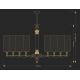 Candelabre, Lustre - Candelabru 8 brate elegant design clasic MERANO