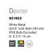 Aplice cu Spot - Aplica tip spot aplicat design modern DEXTER alba