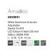 Aplice, corpuri de iluminat pentru pereti - Aplica perete LED directionabila design modern Amadeo alba
