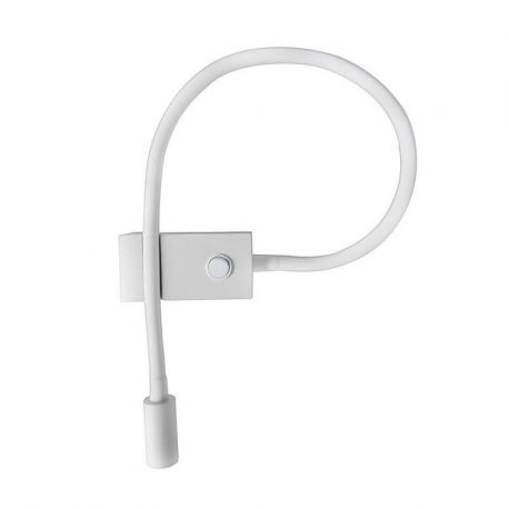Aplice cu Spot - Aplica LED cu spot directionabil design minimalist Geneva alba