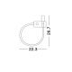Aplice cu Spot - Aplica LED cu spot directionabil design minimalist Geneva alba