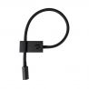 Aplica LED cu spot directionabil design minimalist Geneva neagra